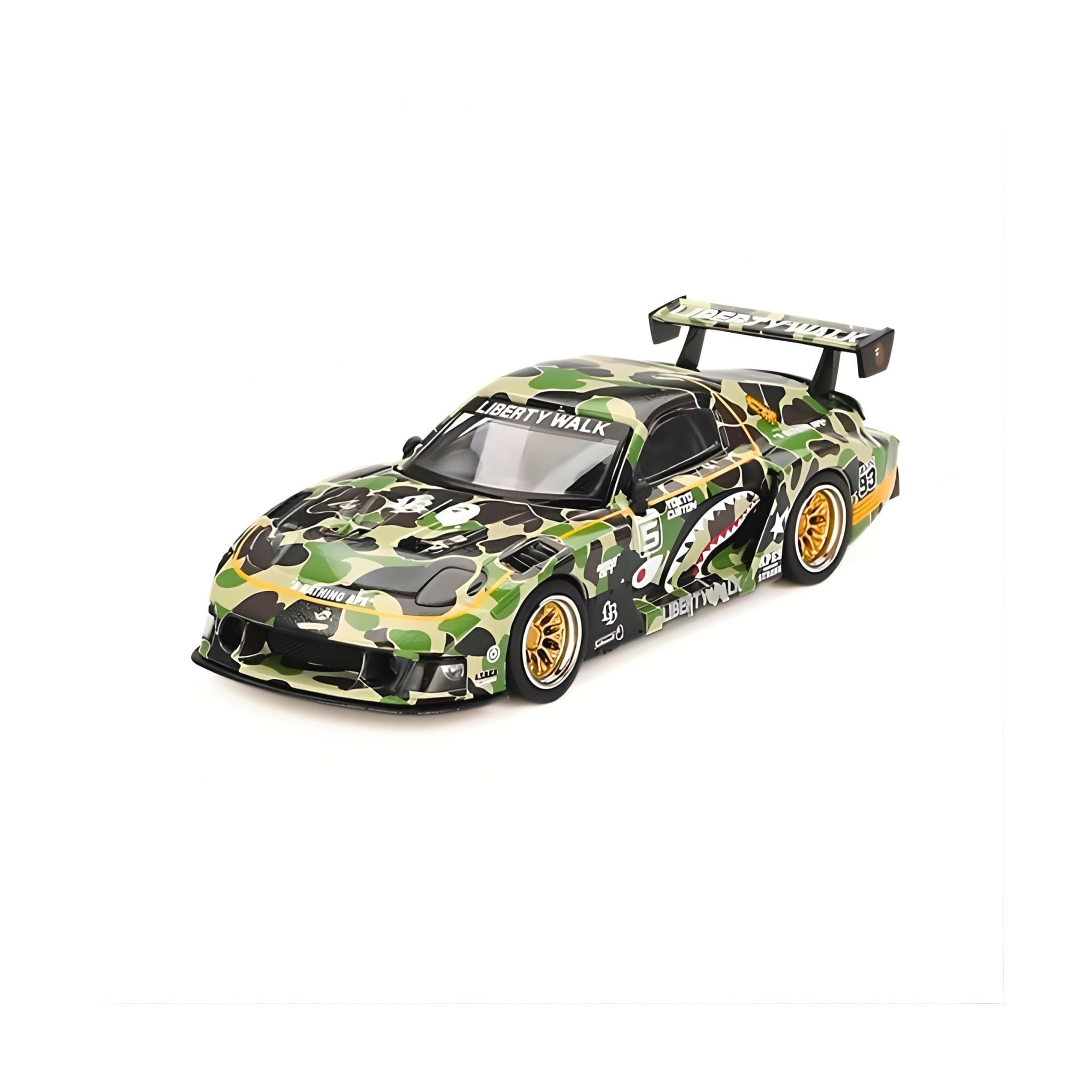 MINI GT - BAPE MAZDA RX-7 LB-Super Silhouette LBWK*A BATHING APE