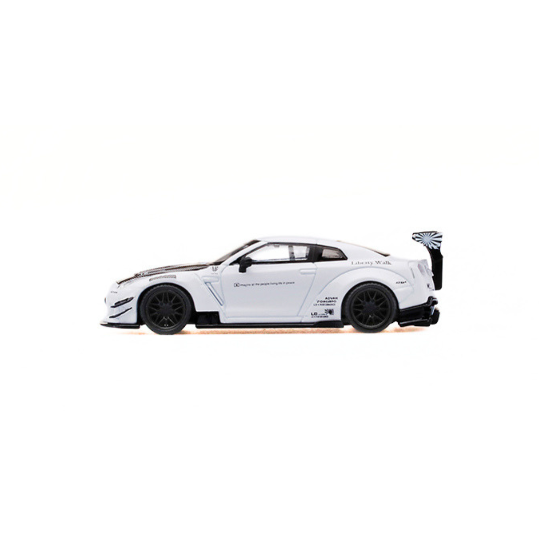 MINI GT - LB☆WORKS Nissan GT-R R35 LBWK White - 68 – aera
