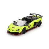  MINI GT - CHASE INCLUDED - Lamborghini Aventador SVJ 63 Roadster Verde Shock - 887 