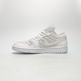  NIKE AIR JORDAN 1 LOW QUILTED WHITE DB6480-100 