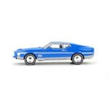  MINI GT - 1/64 FORD MUSTANG MACH 1 GRABBER BLUE - 1138 