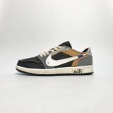  NIKE AIR JORDAN 1 LOW OG EX BLACK SMOKE GREY ( CUSTUM ) DV0982-006 