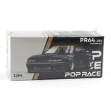  POP RACE - 1/64 PANDEM NISSAN SILVIA S13 BLACK - PR64289 