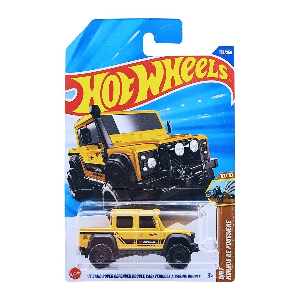  HOT WHEELS BASIC - ‘15 LAND ROVER DEFENDER DOUBLE CAB - JBC00 