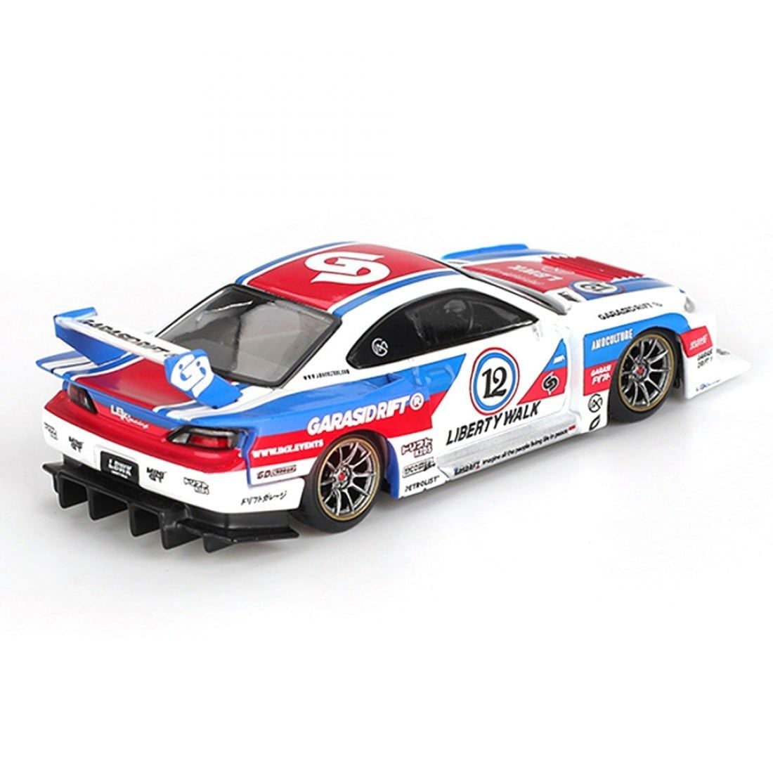 MINI GT - NISSAN LB-SUPER SILHOUETTE S15 SILVIA GARASIDRIFT X LBWK