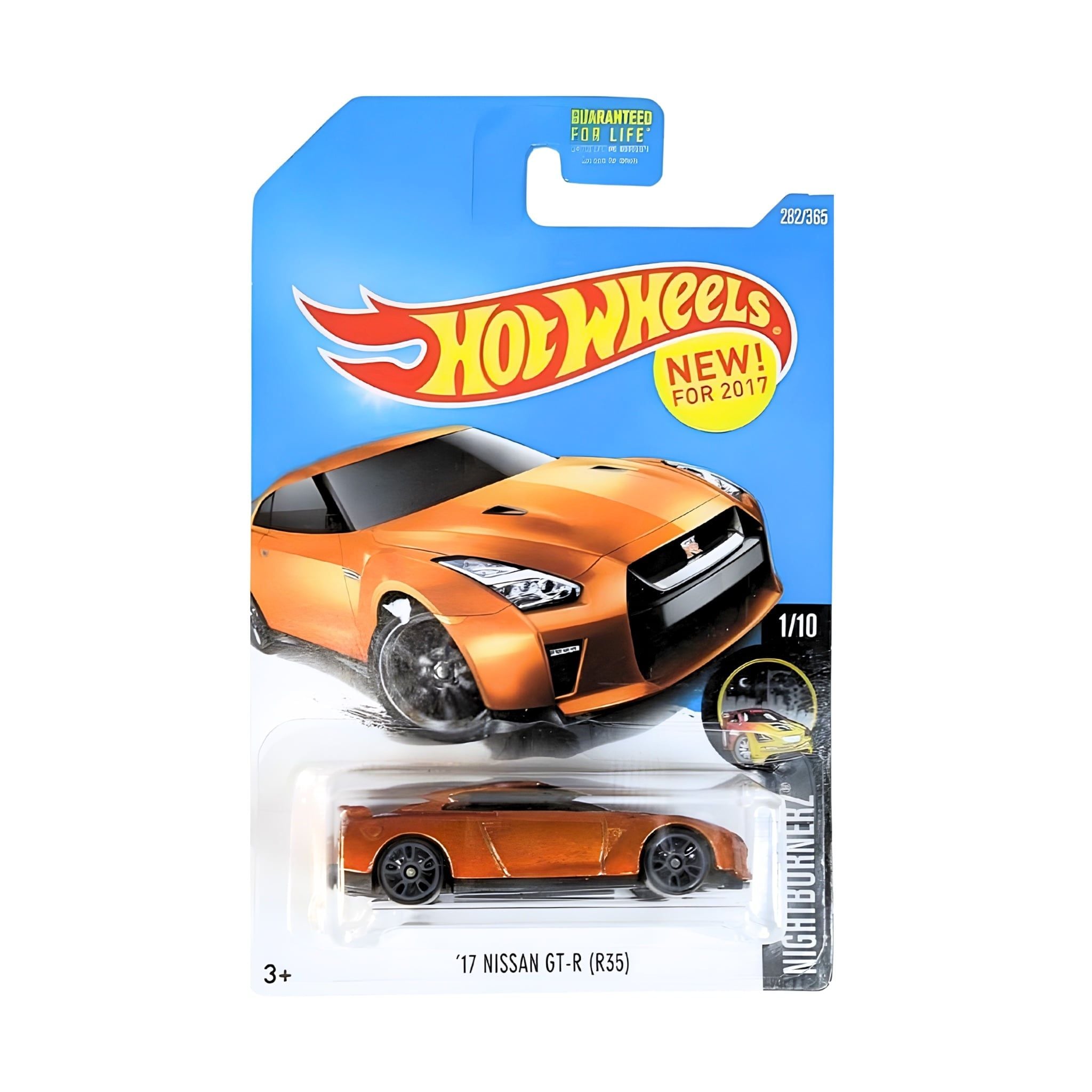  HOT WHEELS BASIC - '17 NISSAN GTR R35 ORANGE - DTW99 
