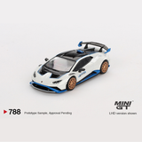  MINI GT - Lamborghini Huracán STO Bianco Asopo - 788 