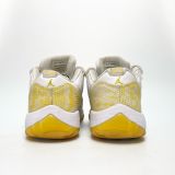 NIKE AIR JORDAN 11 RETRO LOW YELLOW SNAKESKIN (W) AH7860-107 