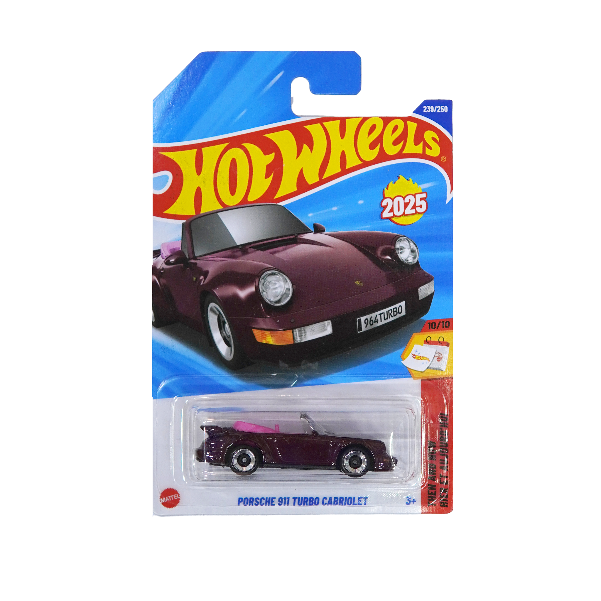  HOT WHEELS BASIC PORSCHE 911 TURBO CABRIOLET HYW37 