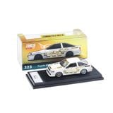  DCT - 1:64 RWB AE86 TOYOTA COROLLA LEVIN GT-APEX TMCS SINGAPORE LIMITED EDITION WHITE WITH CHROME GOLD - LL-046-323 