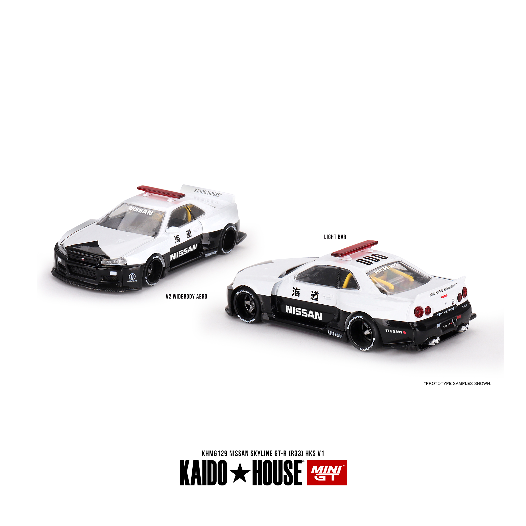  KAIDO HOUSE - Nissan Skyline GT R - R34 police V2 AERO - KHMG120 