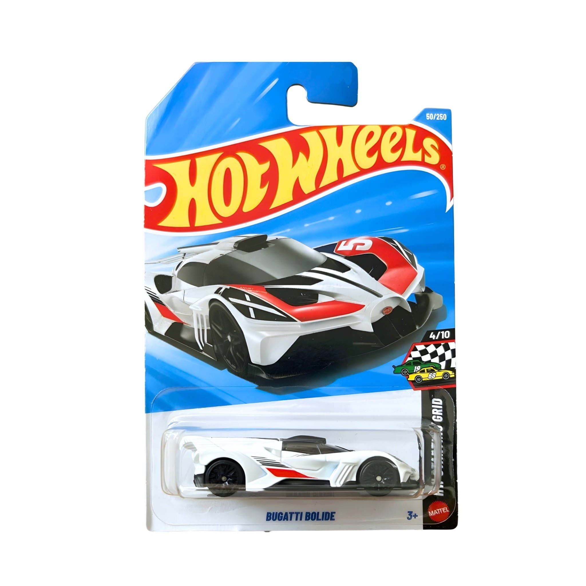  HOT WHEELS STARTING GRID - BUGATTI BOLIDE WHITE - JJL22 