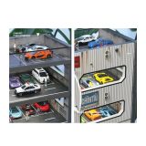  SCJ DIORAMA - 1/64 CAR PARKING lot SHOU CANG JIA DIORAMA BÃI ĐỖ XE 3 TẦNG - SCJ73450 