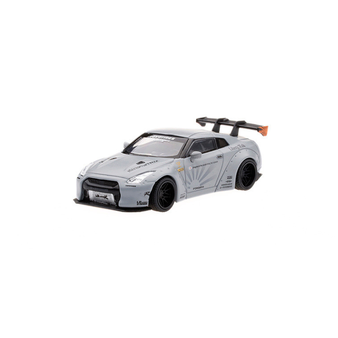 MINI GT - LB☆WORKS Nissan GT-R R35 LBWK Matte Grey - 3 – aesnkrs
