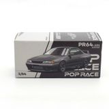  POP RACE - Nissan Skyline GTR R32 Gun (Grey Metallic) - PR64101 