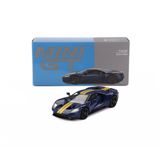  MINI GT - 1/64 FORD GT SUNOCO BLUE - 614 