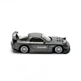  POP RACE - 1/64 MAZDA RX7 RE-AMEMIYA GUN METAL - PR64255 