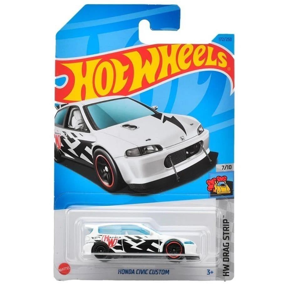  HOT WHEELS BASIC - HONDA CIVIC CUSTOM WHITE - HKH33 