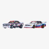  HOT WHEELS PREMIUM - SET 2 CHIẾC ‘73 BMW 3.0 CSL RACE CAR VS BMW 320 GROUP 5 - HKF55 