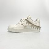  NIKE AIR FORCE 1 LOW WHITE MINI GOLD SWOOSHES FV3654-111 