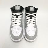  NIKE AIR JORDAN 1 MID LIGHT SMOKE GREY 554724-078 