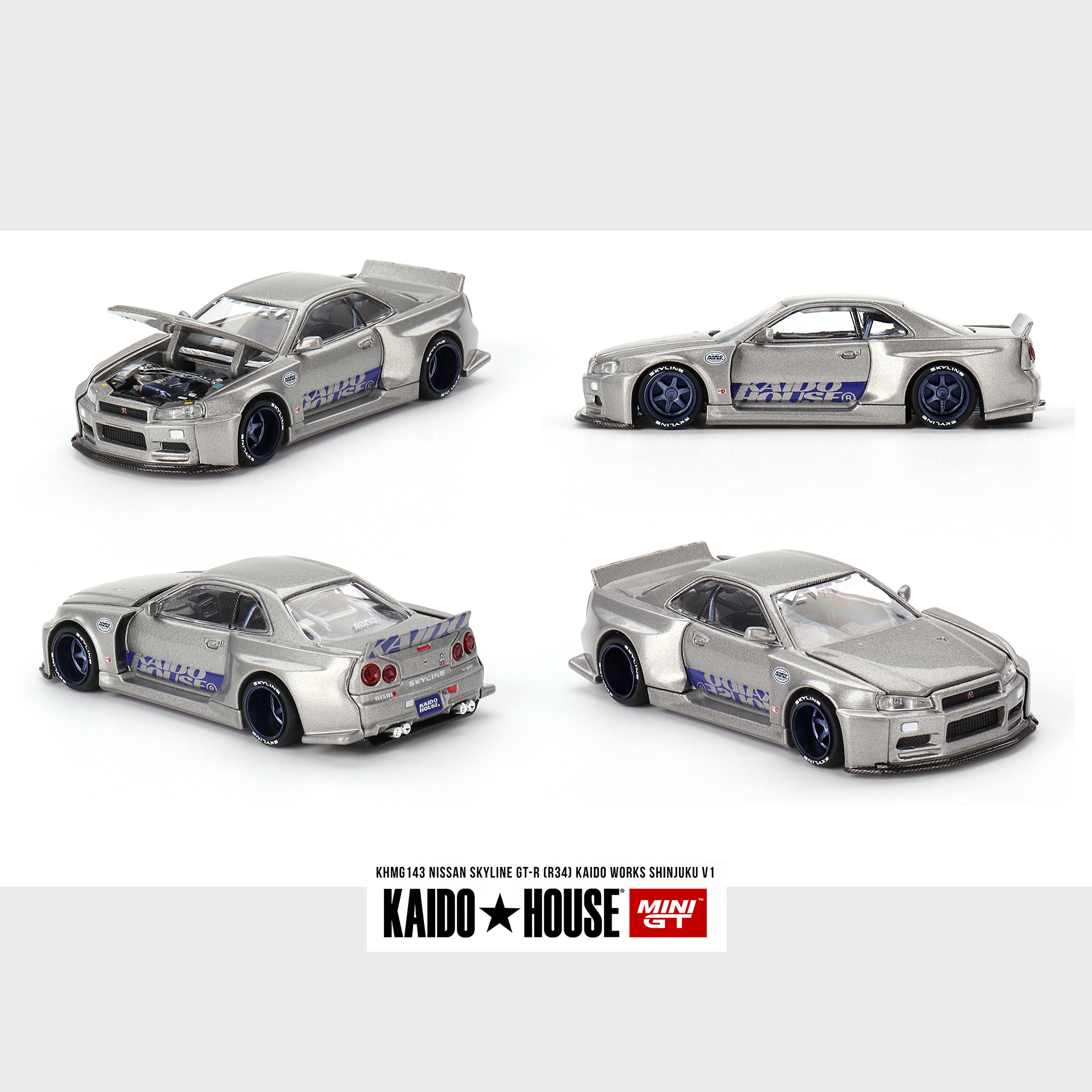  KAIDO HOUSE - NISSAN SKYLINE GT-R R34 KAIDO WORKS SHINJUKU V1 - KHMG143 