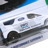  HOT WHEELS BAISC - FORD PERFORMANCE SUPERVAN 4 WHITE - HRY90 