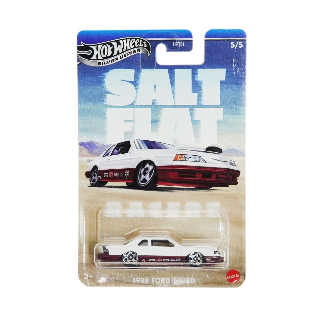  HOT WHEELS SILVER 1988 FORD T-BIRD JBY85 