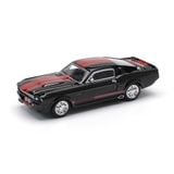  POP RACE - 1/64 SHELBY FORD MUSTANG GT500 DARK CHROME - PR64218 