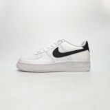  NIKE AIR FORCE 1 WHITE BLACK (GS) - CT3839-100 