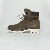 TIMBERLAND 6 INCH VIBRAM WIDE FIT BOOTS OLIVE GREEN A284K 