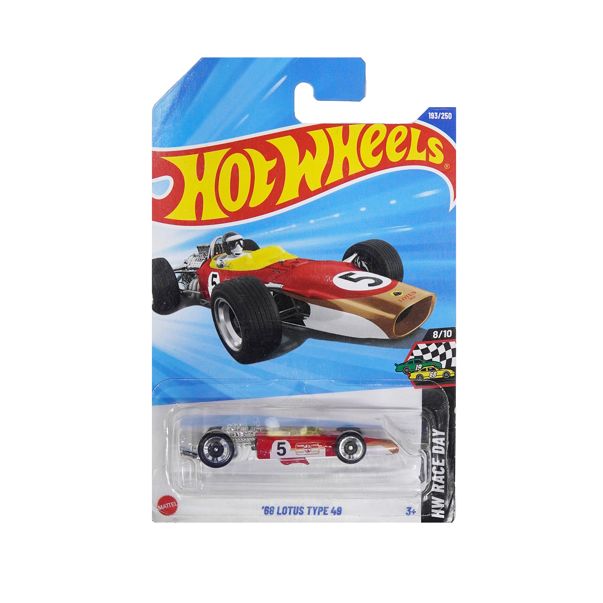  HOT WHEELS BASIC '68 LOTUS TYPE 49 HYX18 