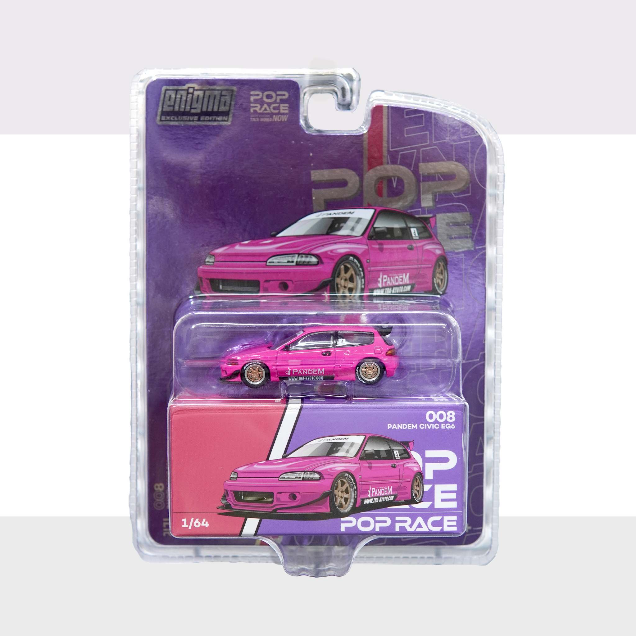  POPRACE - PANDEM CIVIC EG6 (PINK) - PR64008 