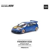  POPRACE - PANDEM CIVIC EG6 METALLIC BLUE - PR64174 