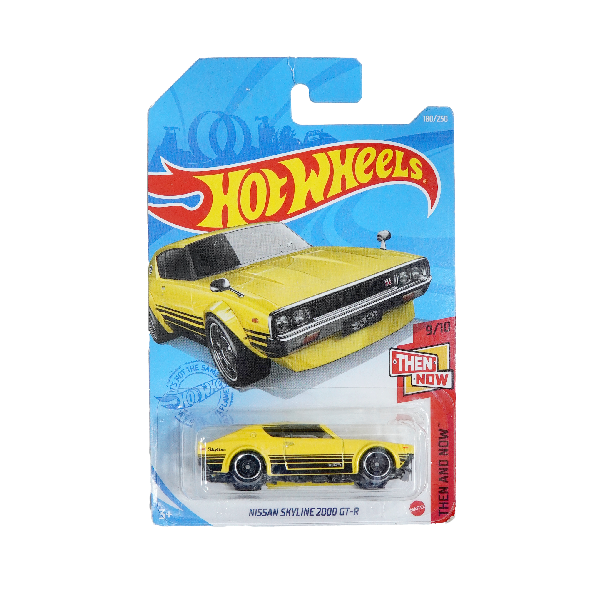  HOT WHEELS THEN AND NOW - NISSAN SKYLINE 2000 GT-R YELLOW - GTB39 