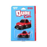  MINI GT - QUBE CARZ NISSAN LB-ER34 SUPER SILHOUETTE SKYLINE RED BLACK - QZ00402 