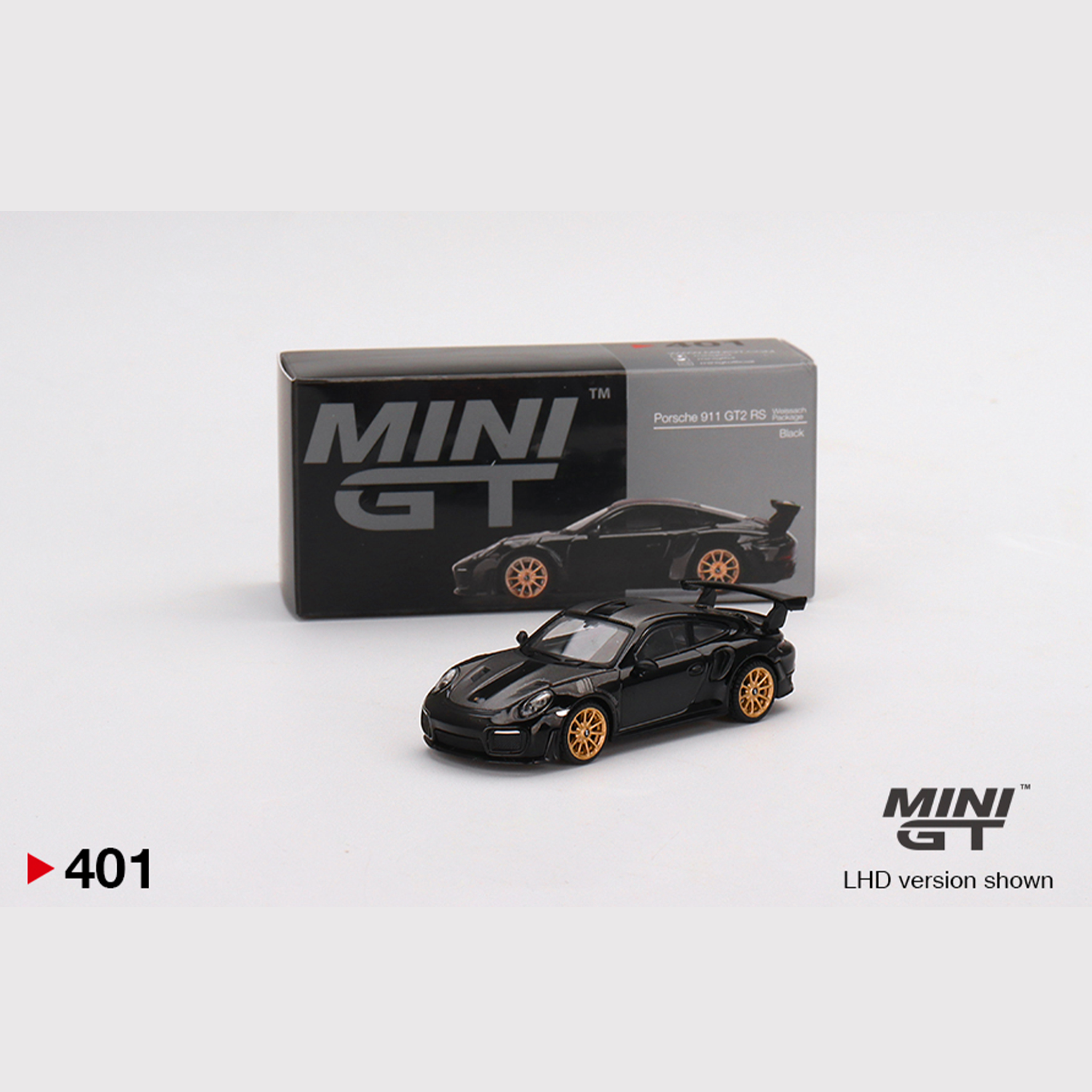 MINI GT - PORSCHE 911(991) GT2 RS WEISSACH PACKAGE BLACK LHD - 401