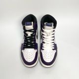  NIKE AIR JORDAN 1 RETRO HIGH OG COURT PURPLE 2.0 555088-500 