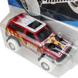  HOT WHEELS BASIC - NISSAN PATROL CUSTOM RED - HTB59 
