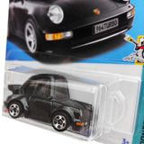  HOT WHEELS BASIC - TOONED PORSCHE 911 TURBO 3.6 (964) BLACK - HKG96 