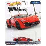  HOT WHEELS PREMIUM - FAST & FURIOUS W MOTORS LYKAN HYPERSPORT - HNW49 