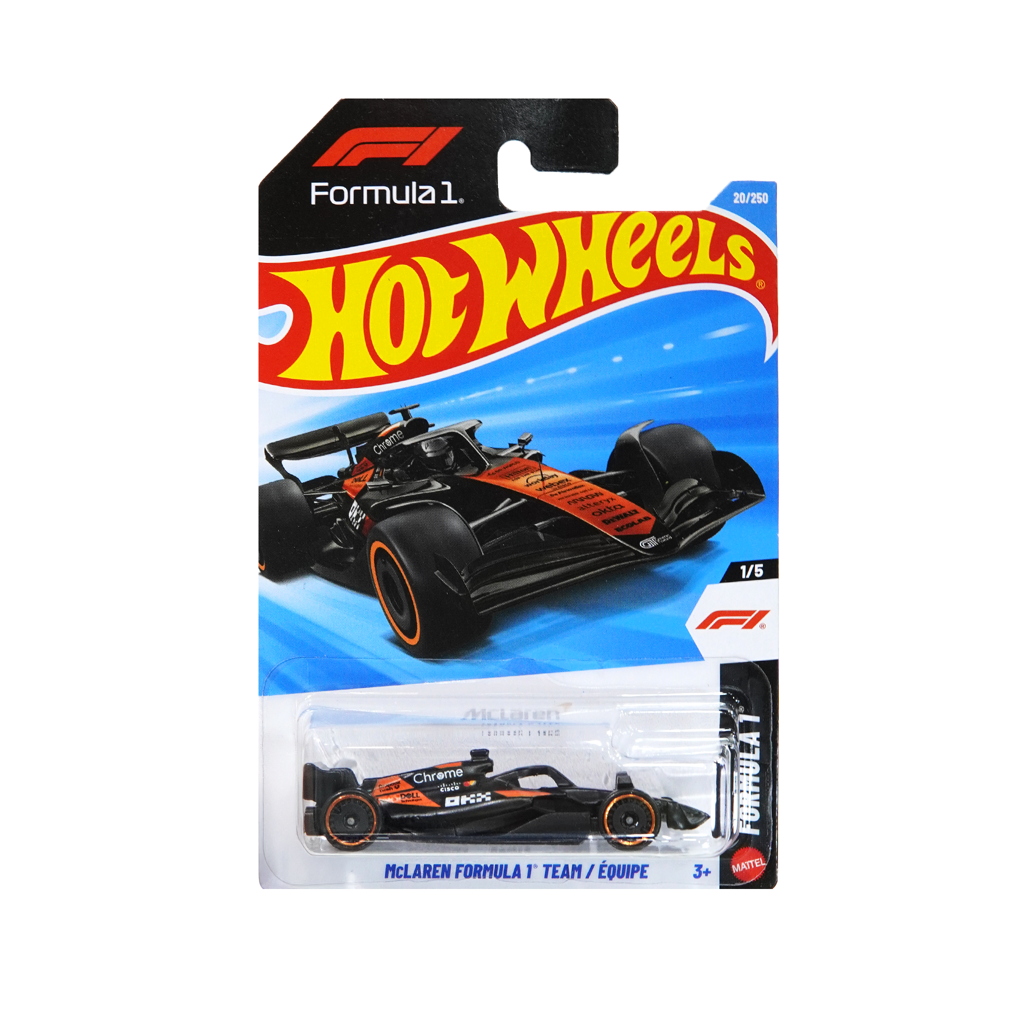  HOT WHEELS BASIC - McLAREN FORMULA 1 TEAM / ÉQUIPE - JJH95 