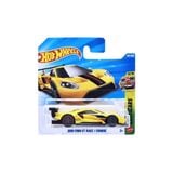  HOT WHEELS EXOTICARS - 2016 FORD GT RACE / COURSE YELLOW TREASURE HUNT TH - JJM05 