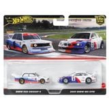  HOT WHEELS PREMIUM - SET 2 CHIẾC BMW 320 GROUP 5 VS 2001 BMW M3 GTR - JBK99 