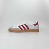  ADIDAS ORIGINALS SAMBA OG WHITE BURGUNDY GUM IF3813 