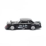  POP RACE - 1/64 SKYLINE GT-R DRIFT HAKOSUKA COCA COLA ZERO JP BLACK CHROME - PR64161 