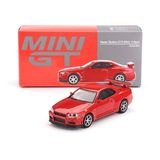  MINI GT - 1/64 NISSAN SKYLINE GT-R R34 V-SPEC ACTIVE RED - 796 