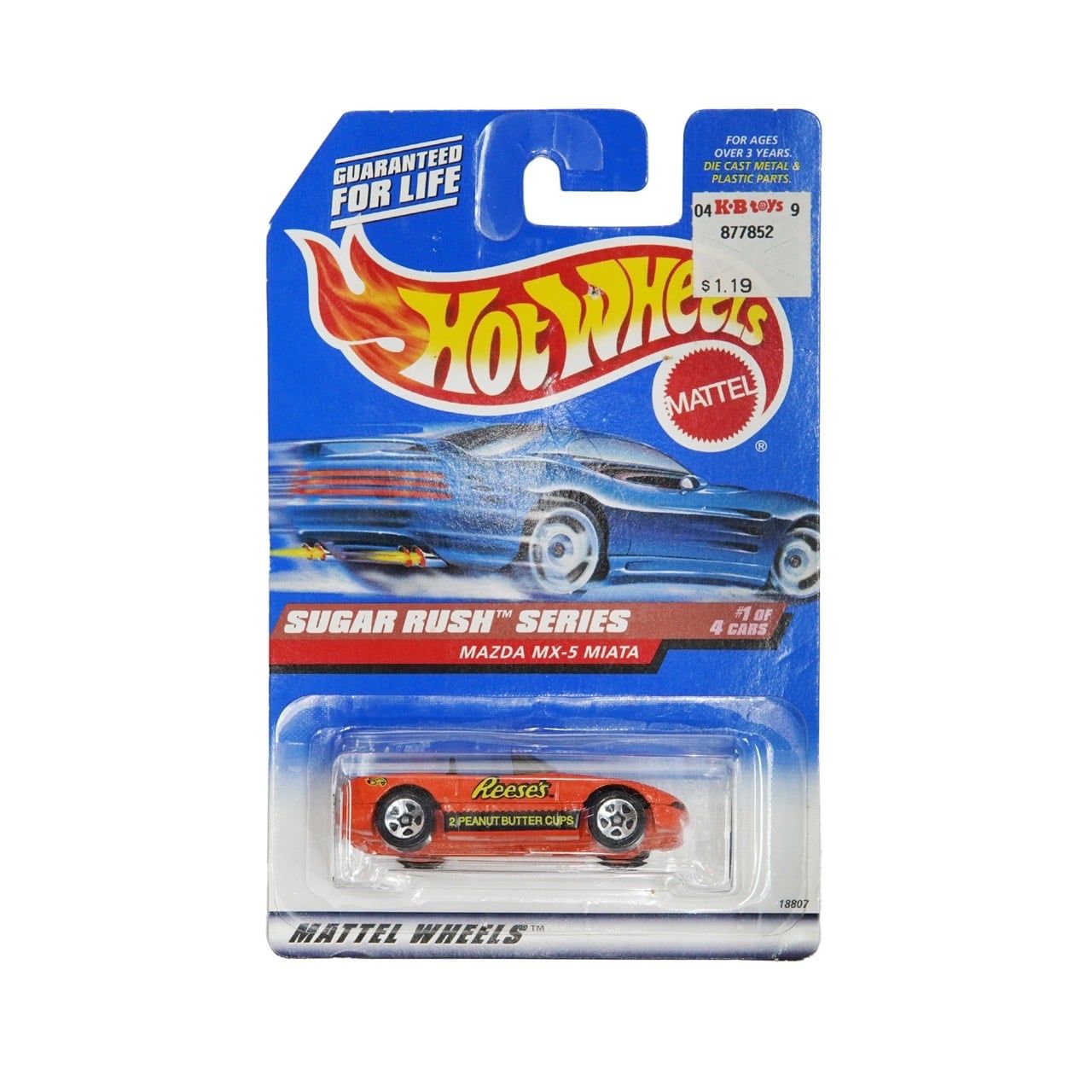  HOT WHEELS MAZDA MX5 MIATA 18807 