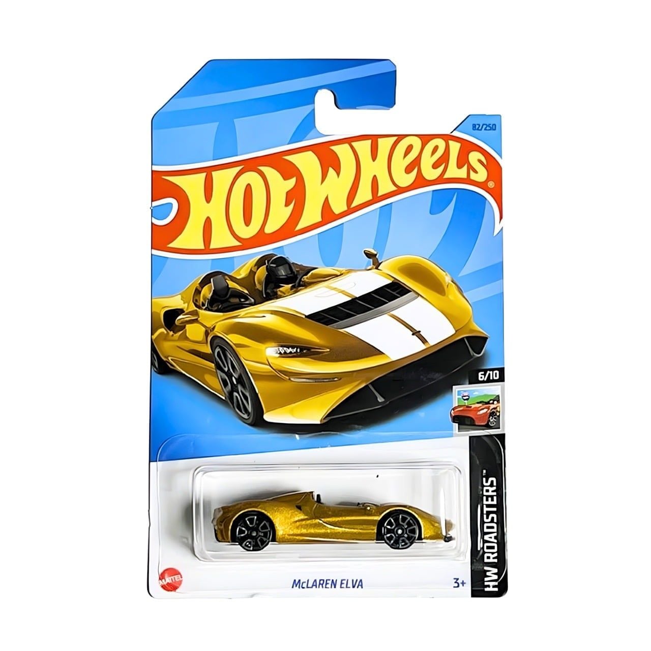  HOT WHEELS HW ROADSTER - MCLAREN ELVA GOLD - HKH40 