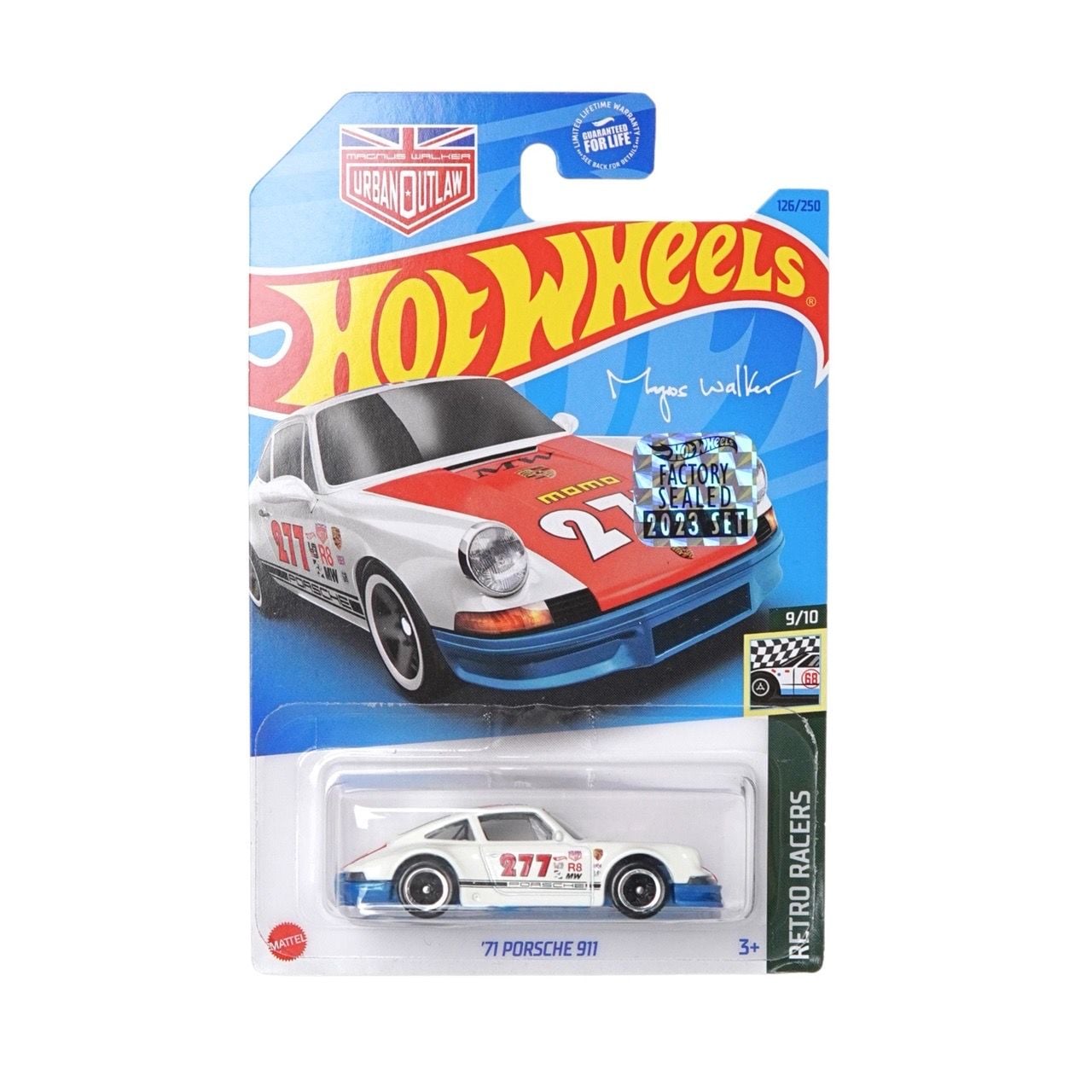  HOT WHEELS FACTORY SEALED - '71 PORSCHE 911 - HKH06 